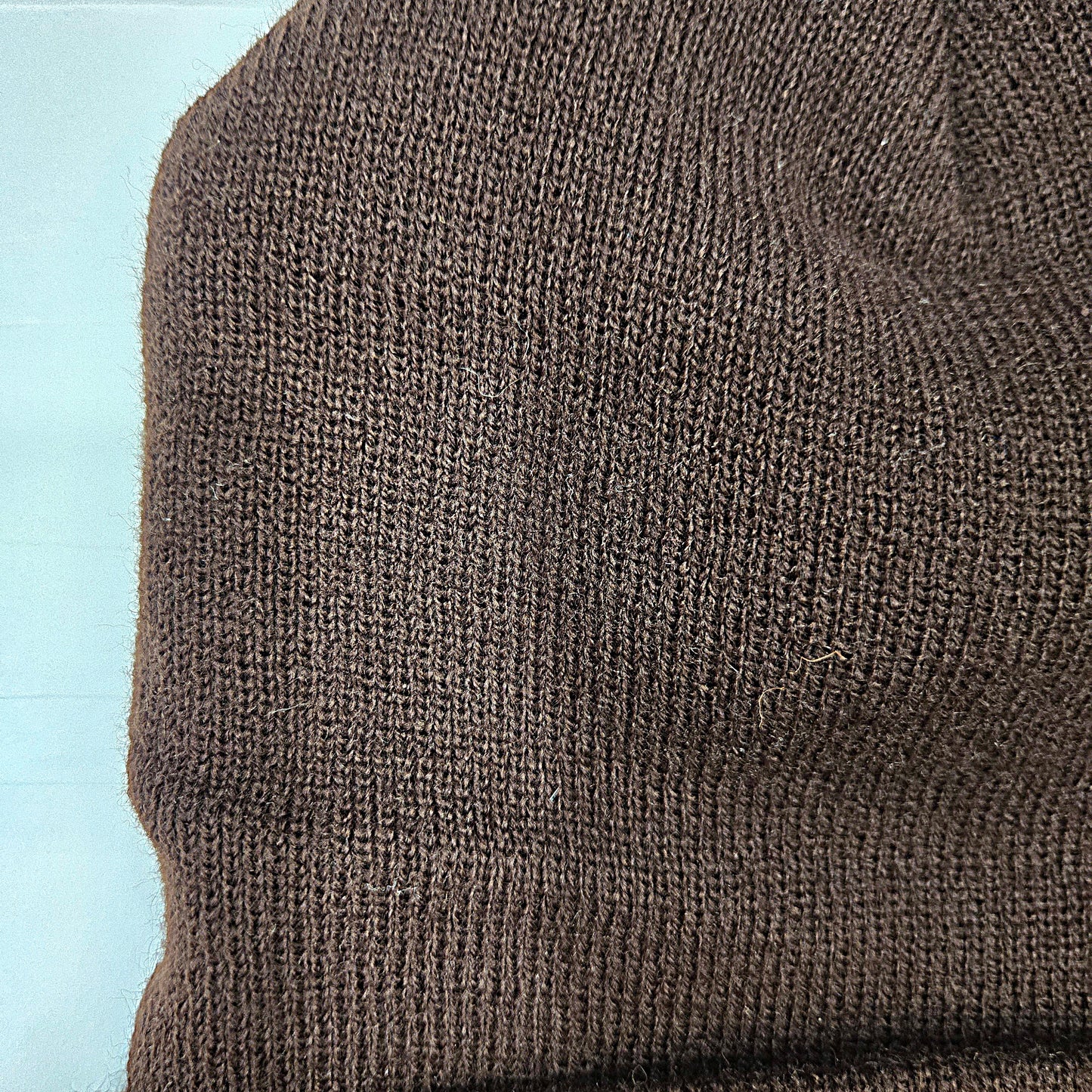Brown Superswell Beanie (BLK/OFF-WHITE Patch)